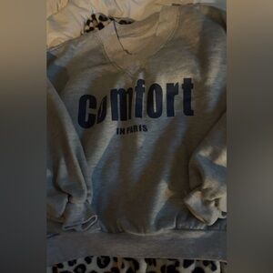 Gray Comfort in Paris Sweatshirt